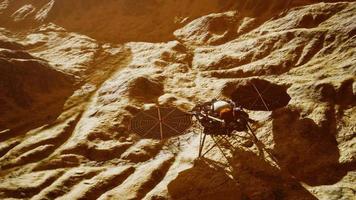 Insight Mars exploring the surface of red planet. Elements furnished by NASA. video