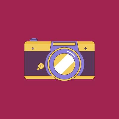 Camera vector illustration