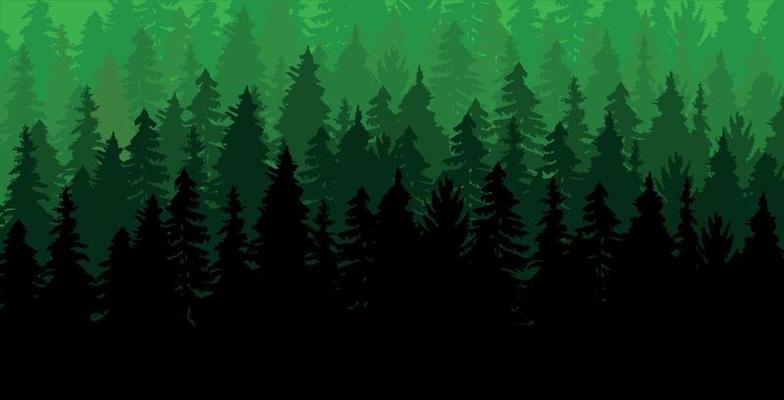 fading forest green