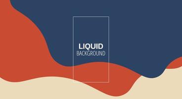 Abstract dynamic liquid background vector