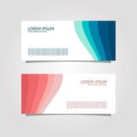 Vector Design Banner Background In Two Colors, blue and pink