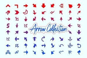 Arrow collection vector objects. Useful for navigation, direction and presentation.