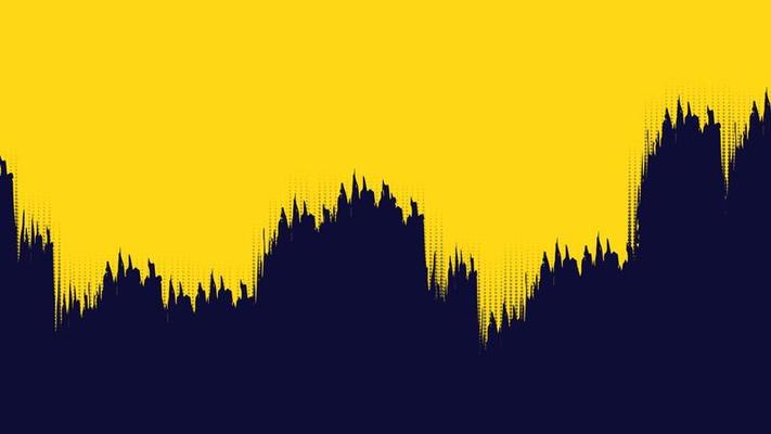 black and yellow grunge modern thumbnail background