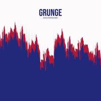 Red and Blue modern grunge thumbnail background vector