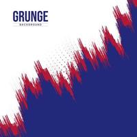 Red and Blue modern grunge thumbnail background vector