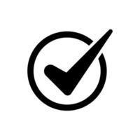 Check mark design, Icon vector