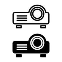 Presentation media projector, Projector icon. Vector illustration eps.10