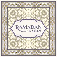 publicar contenido de alimentación ramadan kareem. discurso de contenido cuadrado. ilustraciones, marcos, mezquitas, ornamentos. vector