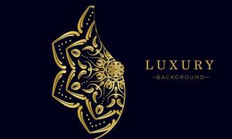 Modern Luxury mandala vector Background design template