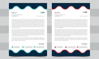 Corporate Business letterhead vector template