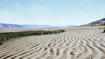 paysage désertique dans le parc national du cratère video