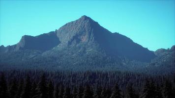 increíbles vistas a las montañas en el norte de canadá en verano video