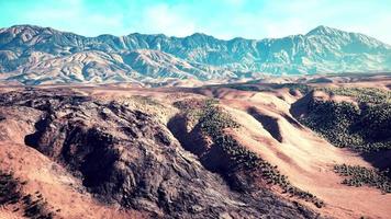 vue aérienne du désert du sahara video