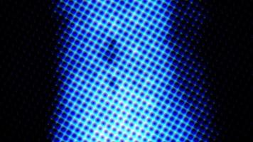 Abstract blue halftone screen forms flow - Loop video