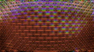 les pixels de l'écran de l'appareil fluctuent avec la couleur et le mouvement vidéo - boucle video