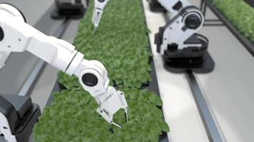 concept d'agriculteurs robotiques intelligents, agriculteurs robotisés, technologie agricole, automatisation agricole video