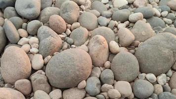 Beautiful riverside stone in the afternoon. Rock, pebble, stony, boulder. video