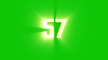 gratis download 60 seconden countdown timer stock videoclip groen scherm