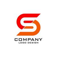 Letter S Initial Logo Template vector