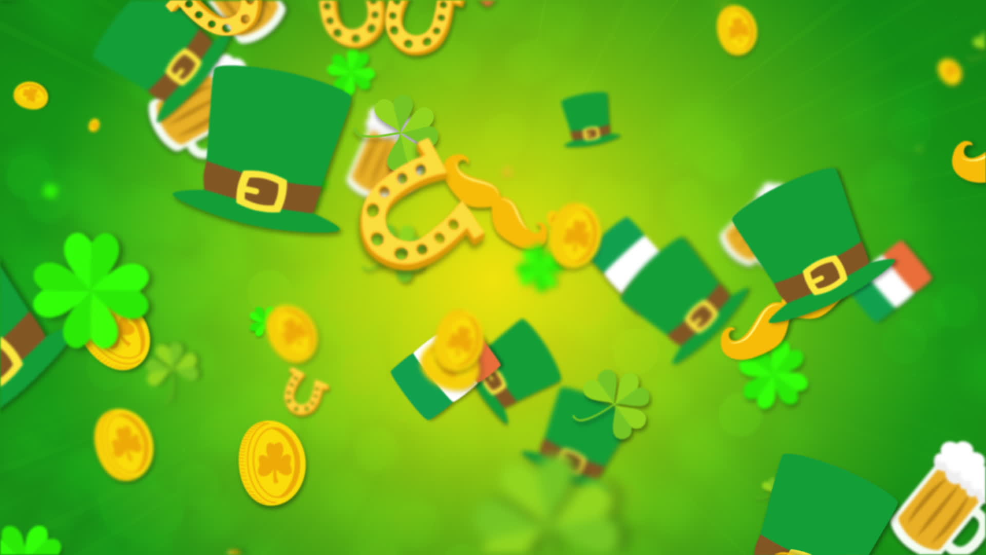 St. Patrick's Day Loop 6299486 Stock Video at Vecteezy