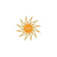 Sun Vector illustration Icon Logo Template design