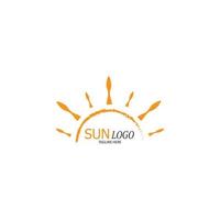 Sun Vector illustration Icon Logo Template design