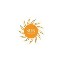 Sun Vector illustration Icon Logo Template design