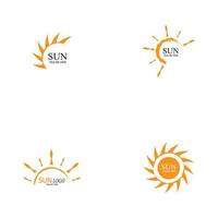 Sun Vector illustration Icon Logo Template design