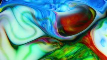 Fluid Painting Abstract Texture Intensive Colorful Mix Of Galactic Vibrant Colors Texture Style video