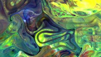 Fluid Painting Abstract Texture Intensive Colorful Mix Of Galactic Vibrant Colors Texture Style video