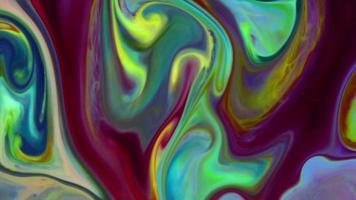 Fluid Painting Abstract Texture Intensive Colorful Mix Of Galactic Vibrant Colors Texture Style video