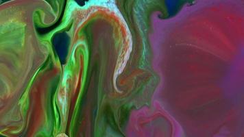 flüssige malerei abstrakte textur intensive bunte mischung aus galaktisch lebendigen farben texturstil video