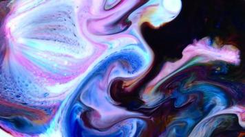 Fluid Painting Abstract Texture Intensive Colorful Mix Of Galactic Vibrant Colors Texture Style video