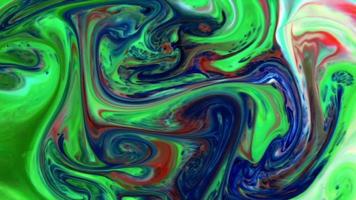 Fluid Painting Abstract Texture Intensive Colorful Mix Of Galactic Vibrant Colors Texture Style video