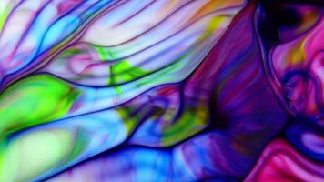 flytande målning abstrakt textur intensiv färgglad blandning av galaktiska livfulla färger textur stil video