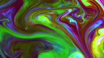 Fluid Painting Abstract Texture Intensive Colorful Mix Of Galactic Vibrant Colors Texture Style video