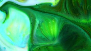 peinture fluide texture abstraite mélange coloré intensif de couleurs vives galactiques style de texture video