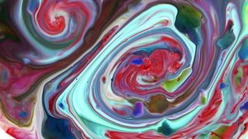 Fluid Painting Abstract Texture Intensive Colorful Mix Of Galactic Vibrant Colors Texture Style video