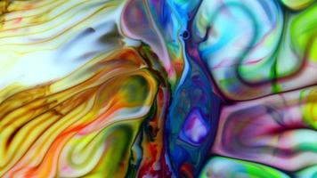 flüssige malerei abstrakte textur intensive bunte mischung aus galaktisch lebendigen farben texturstil video