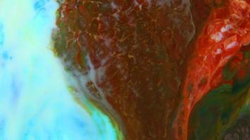 Fluid Painting Abstract Texture Intensive Colorful Mix Of Galactic Vibrant Colors Texture Style video