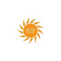 Sun Vector illustration Icon Logo Template design