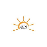 Sun Vector illustration Icon Logo Template design