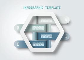 Vector infographic template with 3D paper label, integrated circles. Business concept with 4 options. For content, diagram, flowchart, steps, parts, timeline infographics, workflow, chart.