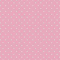 Seamless repeating polka dot spotty pattern with small white spots on a pale pastel pink background. vector