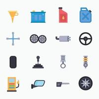 Mechanic set icon vector illustration