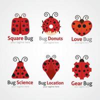 Bug Logo Design Template. Vector Illustration