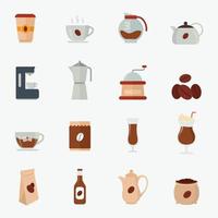 plantilla de diseño de icono de café. ilustración vectorial vector