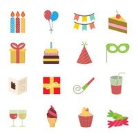 Birthday Icon  Design Template. Vector Illustration