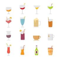Beverage Icon Design Template. Vector Illustration