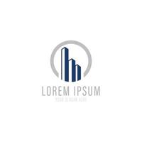 Skyscraper or high building. Logo design vector icon symbol illustration.